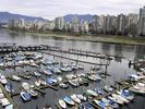 Marina and Vancouver from Bridge